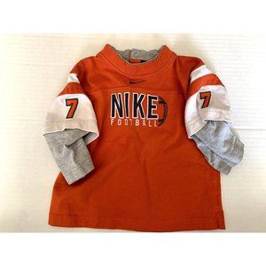 NFL Denver Bronces Boys Infant Baby Size 12 Months Jersey 7 John Elway Long Slee